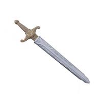 Zilveren ridder zwaard met gouden schede 60 cm Multi