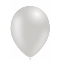 Geeek Metallic Party Balloons - Glanzende Feest Ballonnen 100 stuks Zilver