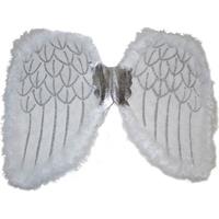 Engelen verkleed vleugels wit 36 cm Wit