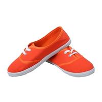 Feest oranje sneakers/schoenen voor dames