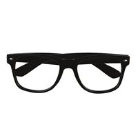 Coppens partybril zwart zonder glas