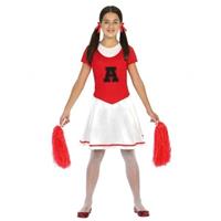 Fiesta carnavales Cheerleader jurk/jurkje verkleed kostuum voor meisjes