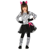 Dierenpak zebra verkleedjurkje voor meisjes