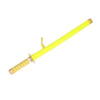 Fiesta carnavales Ninja vechters zwaard verkleed wapen geel 65 cm Geel
