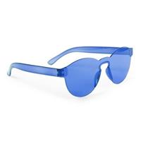 Toppers - Blauwe verkleed zonnebril voor volwassenen