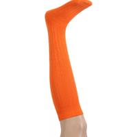 Oranje kniekousen/sokken mt. 41-47 Oranje
