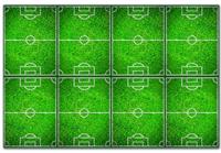 Procos tafelkleed voetbal 120 x 180 cm groen