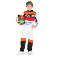 Motorcoureur verkleed kostuum voor kinderen