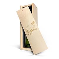 YourSurprise Wijn in gegraveerde kist - Luc Pirlet - Sauvignon Blanc
