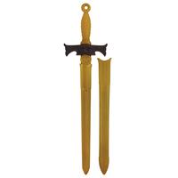 Speelgoed ridder verkleed zwaard goud 66 cm - Verkleedattributen