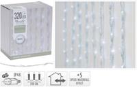 Home & Styling kerstverlichting Waterval 220 led 1 meter wit