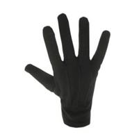 Zwarte korte verkleed handschoenen voor kinderen