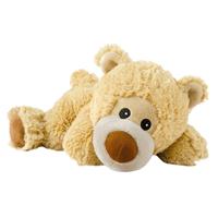 Warmies Warmte/magnetron opwarm knuffel beige teddybeer -