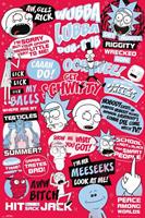 GYE Rick and Morty Quotes Poster 61x91,5cm