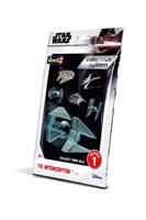 Revell Star Wars Level 2 Easy-Click Snap Model Kit Series 1 TIE Interceptor