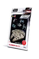 Revell Star Wars Level 2 Easy-Click Snap Model Kit Series 1 Millenium Falcon