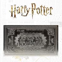 FaNaTtik Harry Potter Replica Hogwarts Train Ticket Limited Edition (silver plated)