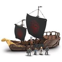 Mattel Game of Thrones Mega Construx Black Series Construction Set Targaryen Warship