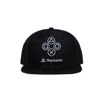 Difuzed Sony PlayStation Snapback Cap Denim Symbols