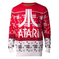 Difuzed Atari Knitted Christmas Sweater Atari Logo Size S