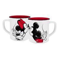 Geda Labels Disney Mug Mickey Kiss Sketch Red