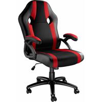 Tectake - Bürostuhl Goodman - Gaming Sessel, Zockersessel, Computerstuhl - schwarz/rot