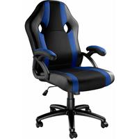 Tectake - Bürostuhl Goodman - Gaming Sessel, Zockersessel, Computerstuhl - schwarz/blau