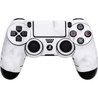 softwarepyramide Software Pyramide Skin für PS4 Controller White Marble Cover PS4