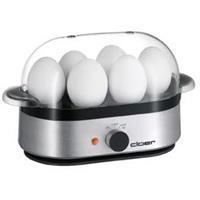 Cloer 6099 alu matt - Egg boiler for 6 eggs 400W 6099 alu matt