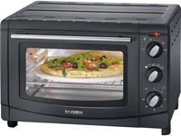 severin TO 2068 Mini-oven Met handmatige temperatuursinstelling, Timerfunctie, Kabelgebonden, Met grillspies, Convectiefunctie, Met pizzasteen 20 l