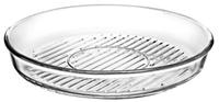 Pasabahce ovenschaal grill 32 x 5 cm glas transparant