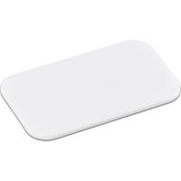 Kunststof Snijplank Wit 15 X 25 Cm - Keukenbenodigdheden - Witte Plastic Snijplanken