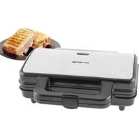 EMERIO ST-109562 Sandwich toaster RVS, Zwart