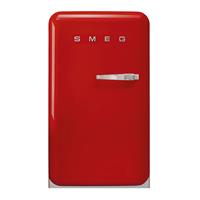 SMEG FAB10LRD5 vrijstaande koelkast met vriesvak, linksdraaiend, rood
