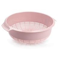 Forte Plastics Kunststof keuken vergiet van 27 x 10 cm oud roze -