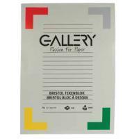 Gallery Bristol tekenblok, ft 21 x 29,7 cm , A4, 200 g m², 20 vel