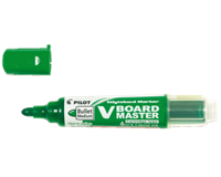 Pilot V-Board Master-whiteboardmarker. ronde punt 6.0 mm. groen (doos 10 stuks)