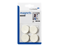 Legamaster Magneet  30mm 850gr wit 4stuks