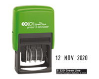 Colop Datumstempel  S220 green line 4mm