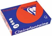 Clairefontaine Trophée Intens A4, 120 g, 250 vel, koraalrood
