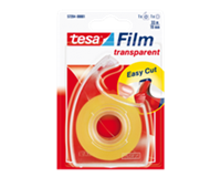 TESA Plakband  film 19mmx33m transparant op dispenser