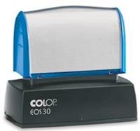 Colop EOS 30 Xpress stempel, inclusief blauwe cartridge