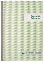 Exacompta factuurboek, ft 29,7x21 cm, tweetalig, dupli (50 x 2 vel)