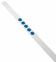 Dahle Wandlijst  100cm met 5 blauwe magneten 32mm