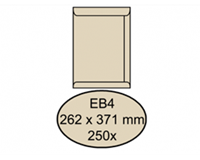 Quantore Envelop  akte EB4 262x371mm cremekraft 250stuks