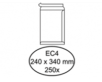 Quantore Envelop  akte EC4 240x340mm zelfklevend wit 250stuks