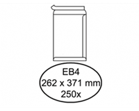 Quantore Envelop  akte EB4 262x371mm zelfklevend wit 250stuks