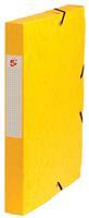 5 Star elastobox, rug van 4 cm, geel
