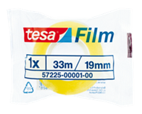 TESA Plakband  film standaard 19mmx33m