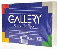 Gallery witte systeemkaarten, ft 10 x 15 cm, geruit 5 mm, pak van 100 stuks